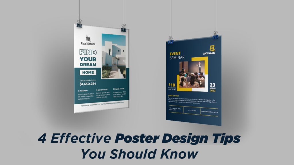 4 Effective Poster Design Tips