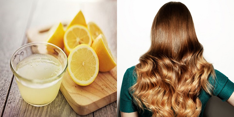 lemon juice for hairs