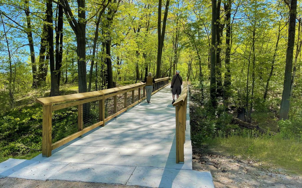 concrete pedestrian bridges