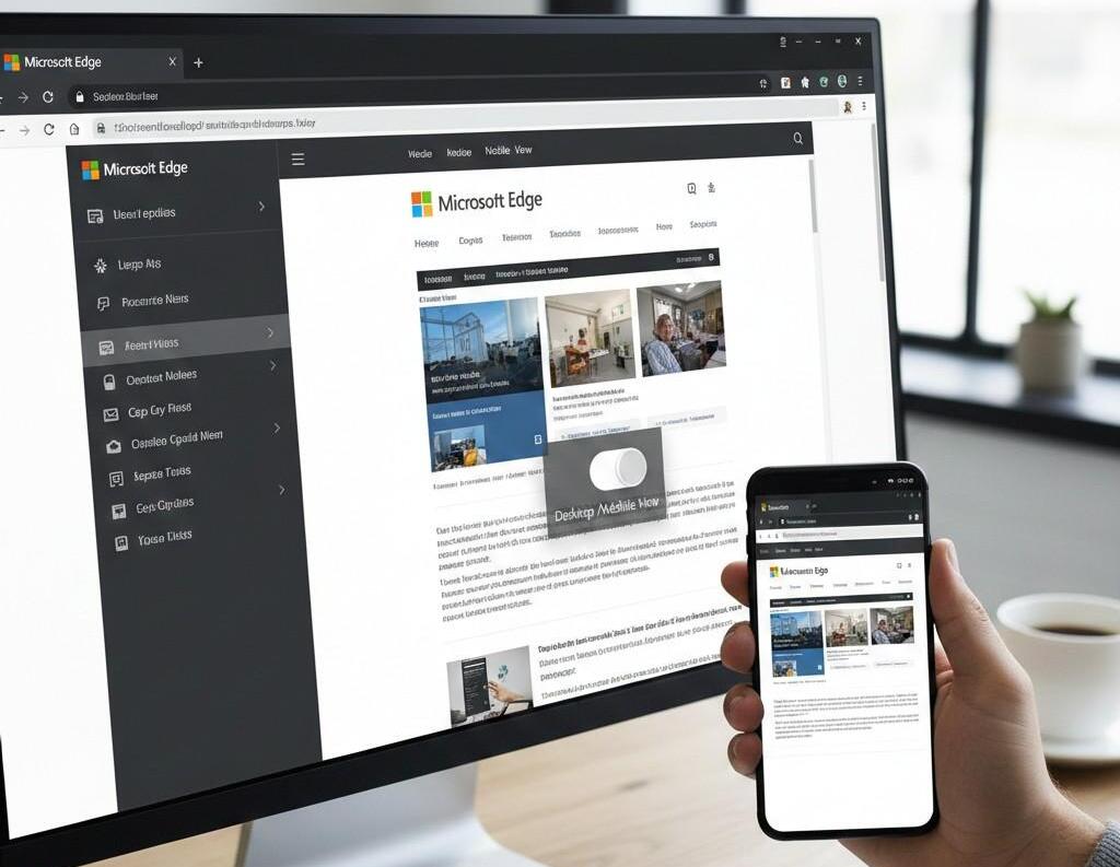 Microsoft to Introduce Desktop or Mobile View in Edge Sidebar Microsoft to Introduce Desktop or Mobile View in Edge Sidebar