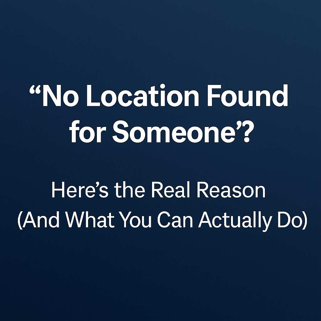 No Location Found