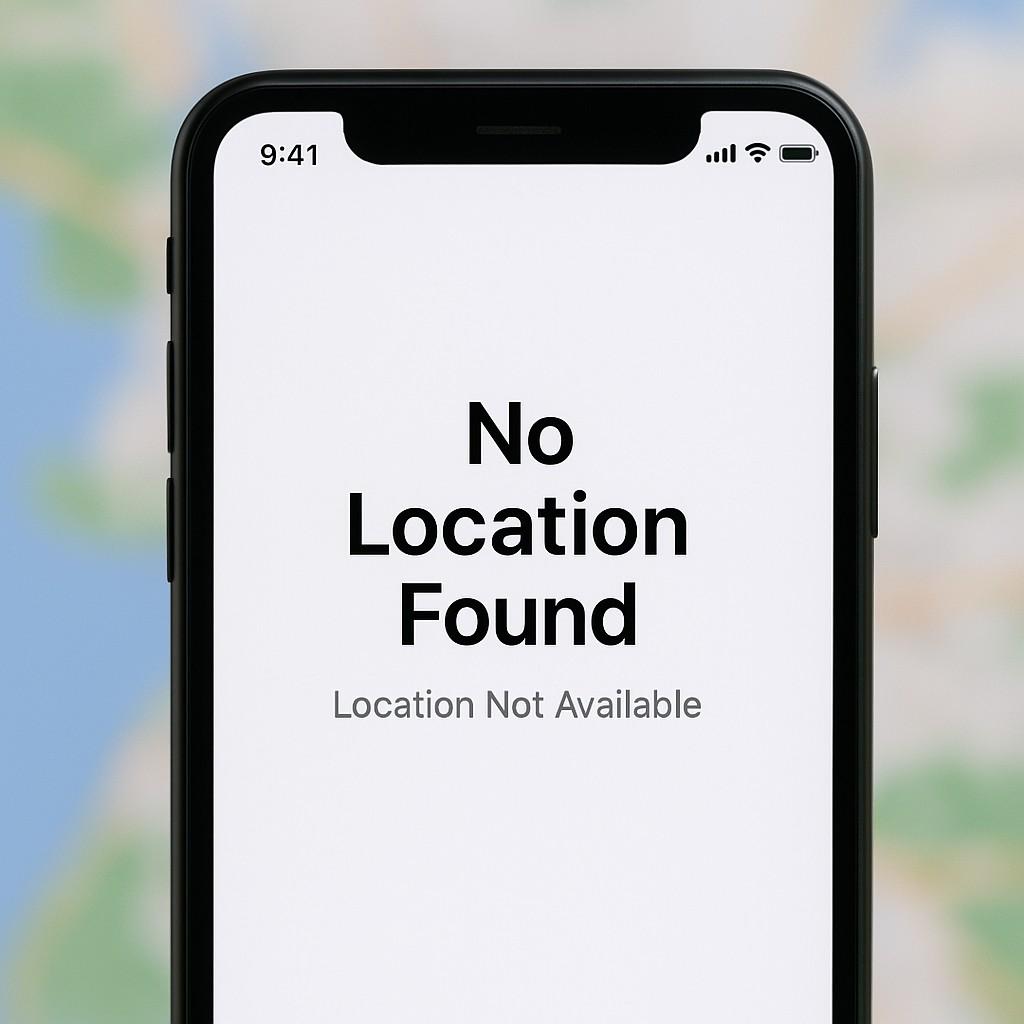 No Location Found