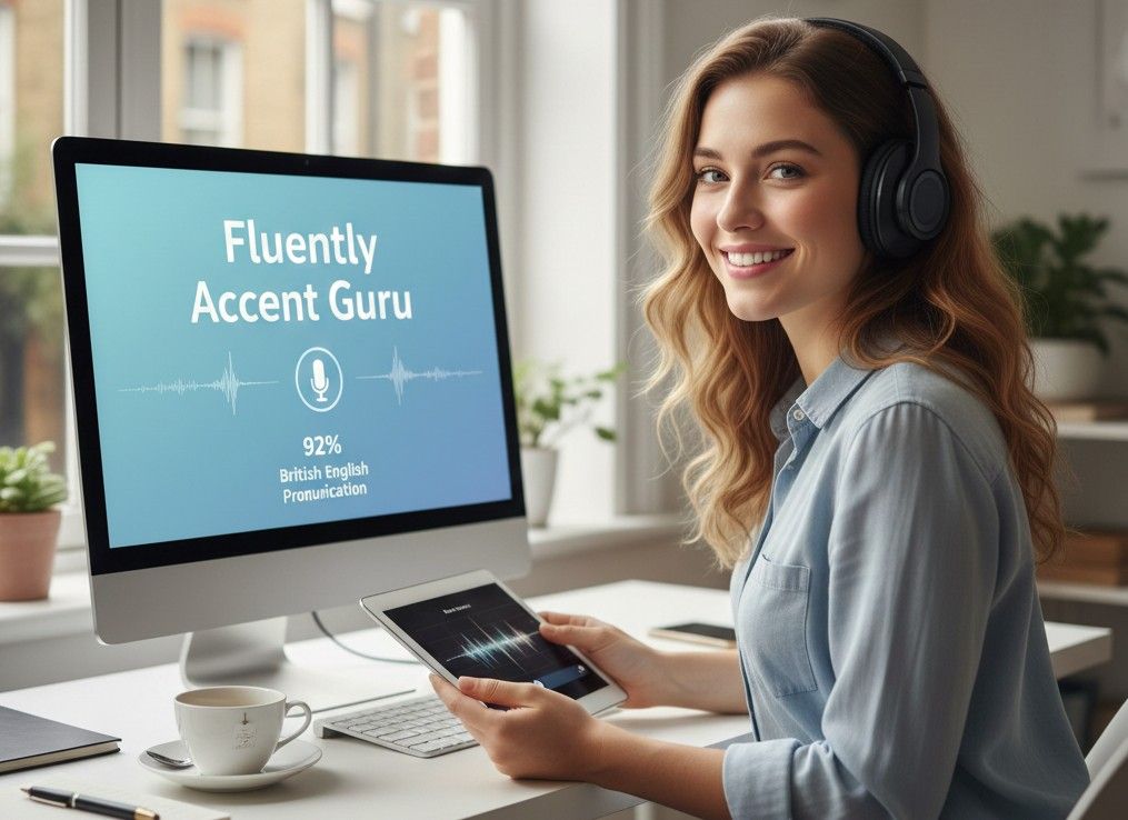 Fluently Accent Guru: Check Your English Accent in 30 Seconds Fluently Accent Guru